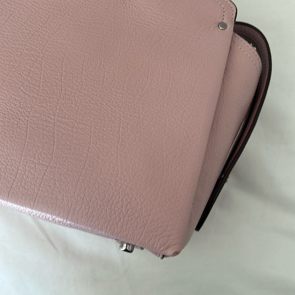 Coach Drew Pink Leather Satchel - Picture 7 of 13
